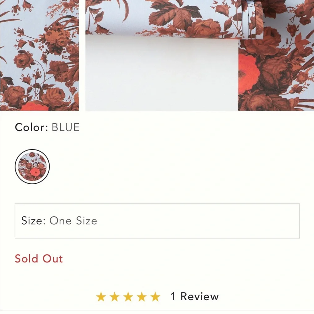 3 X Rolls - Anthropologie Abi Wallpaper